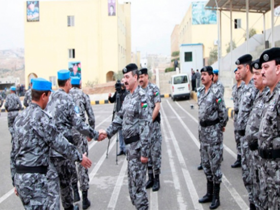 تخريج ووداع سرايا الشرطة المشاركة بحفظ السلام بدرك المهام الخاصة