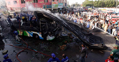 مقتل وإصابة 26 شخصاً في انفجار قرب اجتماع لحزب علماني بباكستان مقتل وإصابة 26 شخصاً في انفجار قرب اجتماع لحزب علماني بباكستان