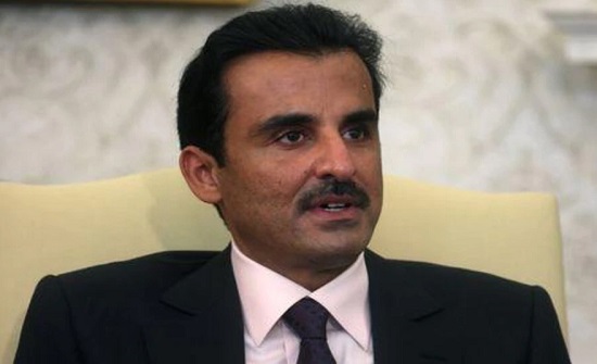 أمير قطر يتلقى اتصالا هاتفيا من الرئيس الأوكراني أمير قطر يتلقى اتصالا هاتفيا من الرئيس الأوكراني