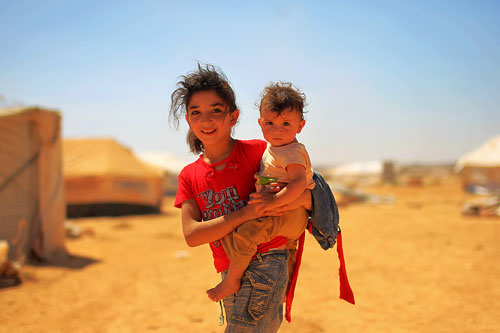 دراسة للصعوبات التي تواجه أطفال مخيم الزعتري