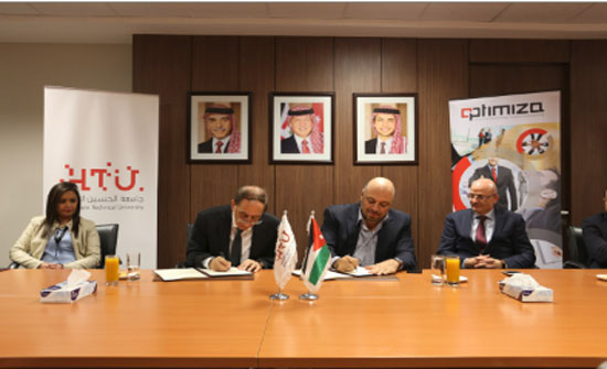 "الحسين التقنية" و "أوبتيمايزا " توقعان مذكرة تفاهم "الحسين التقنية" و "أوبتيمايزا " توقعان مذكرة تفاهم
