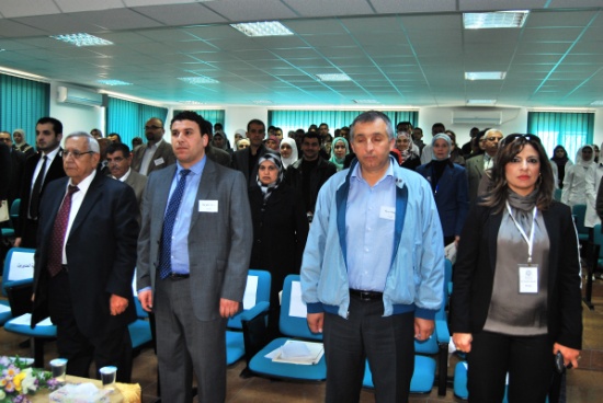 افتتاح اعمال اليوم العلمي الثاني لكلية العلوم في جامعة جرش افتتاح اعمال اليوم العلمي الثاني لكلية العلوم في جامعة جرش
