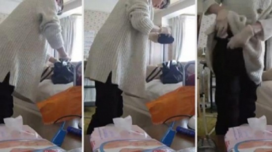 فيديو: امرأة تسرق عجوزا ترعاها بعد دخولها المرحاض فيديو: امرأة تسرق عجوزا ترعاها بعد دخولها المرحاض