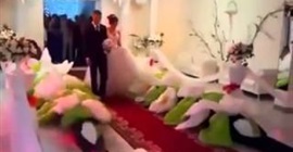 بالفيديو.. زفة مبهرة تشعل مواقع التواصل