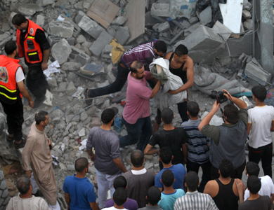 الجيش الإسرائيلي: ضربنا 1100 هدف في غزة