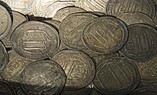 العثور على عشرات المسكوكات من العصر البيزنطي في جرش العثور على عشرات المسكوكات من العصر البيزنطي في جرش