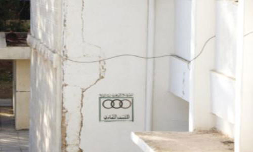 البادية الشمالية : تساقط " قصارة " مدرسة واخلاء الطلاب