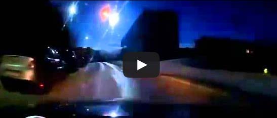 نيزك ملتهب يسقط في روسيا