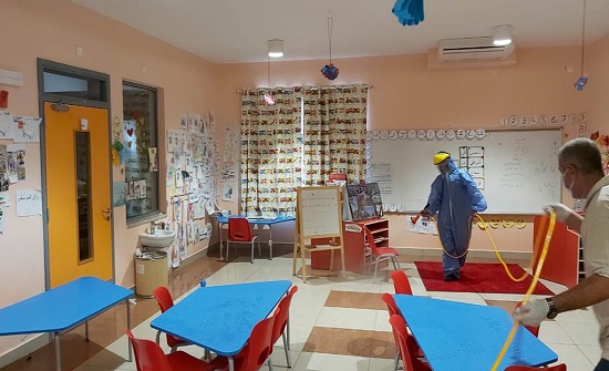 تعقيم مرافق صحية وخدمية عامة بمبادرة من جوسوي