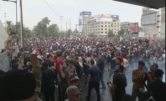 بغداد.. غرفة عمليات بالمنطقة الخضراء للالتفاف على المتظاهرين بغداد.. غرفة عمليات بالمنطقة الخضراء للالتفاف على المتظاهرين