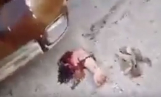 فيديو مسرب يكشف أن الرتل الذي قصف في الفلوجة يعود للمدنيين