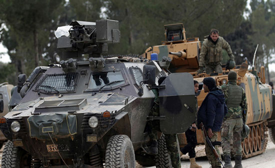 أنقرة: قوات الأسد وجهت ضربة لموقع قرب نقطة للجيش التركي في إدلب