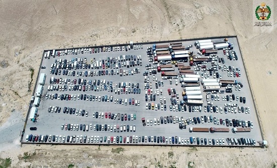 ضبط ٢٧٣ مركبة و ٥٩٦ شخصاً خرقوا اوامر الحظر