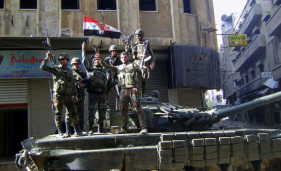 النظام السوري يدعي تدمير خطوط إمداد للمسلحين من الاردن النظام السوري يدعي تدمير خطوط إمداد للمسلحين من الاردن