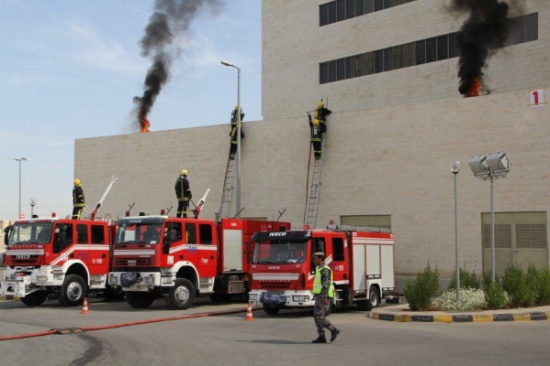 مديرية دفاع مدني الزرقاء تنفذ تمريناً لحادث وهمي مفترض على مبنى مستشفى الزرقاء الحكومي الجديد مديرية دفاع مدني الزرقاء تنفذ تمريناً لحادث وهمي مفترض على مبنى مستشفى الزرقاء الحكومي الجديد