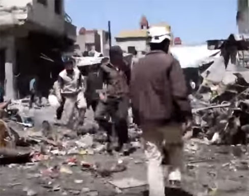 مقتل 44 شخصا في قصف جوي استهدف سوقين في ريف إدلب