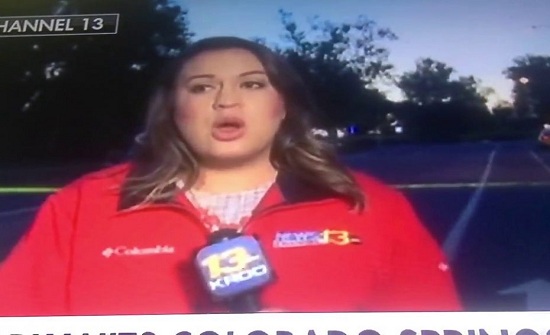شاهدوا إعلامية أميركية على بعد ثانية من الموت بعد تعرضها لحادث مخيف