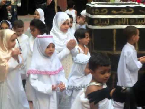 طلبة مدارس الكرك ينظمون مهرجانات دينية لاداء مناسك الحج