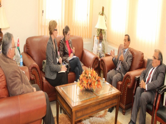 وفد من الملحقية الثقافية الفرنسية يزور "الطفيلة التقنية"