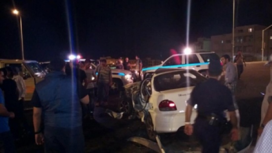 اصابتان بحادث سير في عنجرة اصابتان بحادث سير في عنجرة