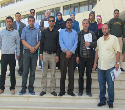 اختتام دورة في المركز الجغرافي لمتدربين من بلدية جرش