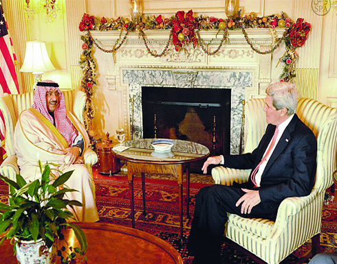 كيري يبحث مع العاهل السعودي حل الازمة الانسانية في اليمن