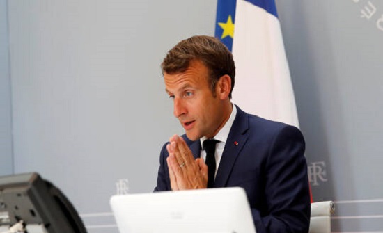 ماكرون يأمل في أن تتصالح بكين وواشنطن عبر مبادرة الصحة العالمية لمكافحة كورونا