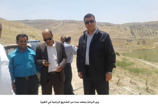 وزير الزراعة يتفقد عددا من المشاريع الزراعية في الكورة وزير الزراعة يتفقد عددا من المشاريع الزراعية في الكورة