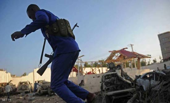 انفجار ضخم وإطلاق نار في العاصمة الصومالية انفجار ضخم وإطلاق نار في العاصمة الصومالية