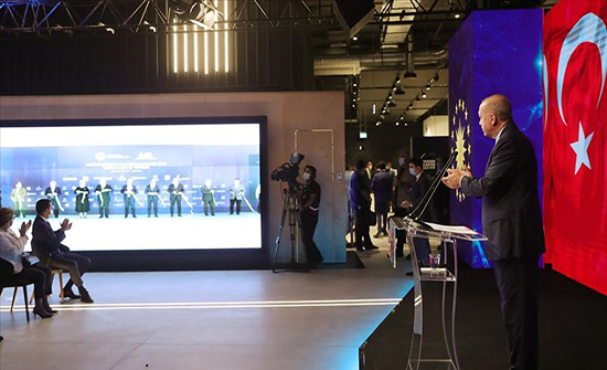 أردوغان: سنجعل تركيا قاعدة عالمية للإنتاج والتكنولوجيا