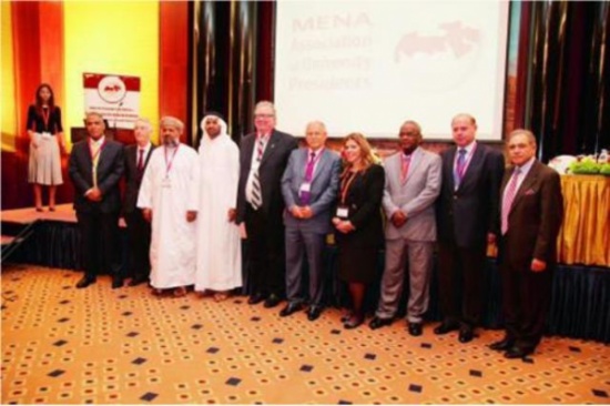 جامعة الشرق الاوسط تشارك في "تنمية جامعة ذات مستوى عالمي"