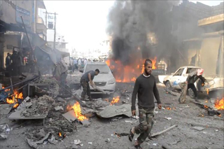 تجدد القصف بريف حلب والنظام يمهل المعارضة ببردى تجدد القصف بريف حلب والنظام يمهل المعارضة ببردى