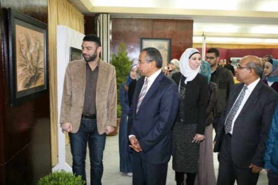 معرض فني مشترك في "الاردنية" بمناسبة يوم الارض