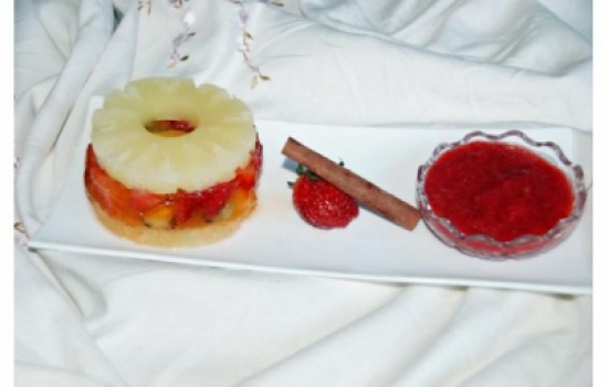 حلوى بالفاكهةالطريّة المغذّية