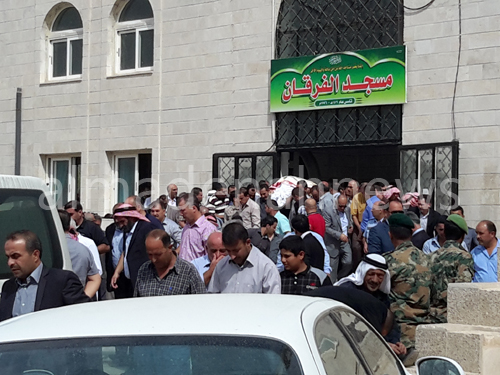 بالصور : تشيع جثمان النقيب الحوامدة في جرش بالصور : تشيع جثمان النقيب الحوامدة في جرش