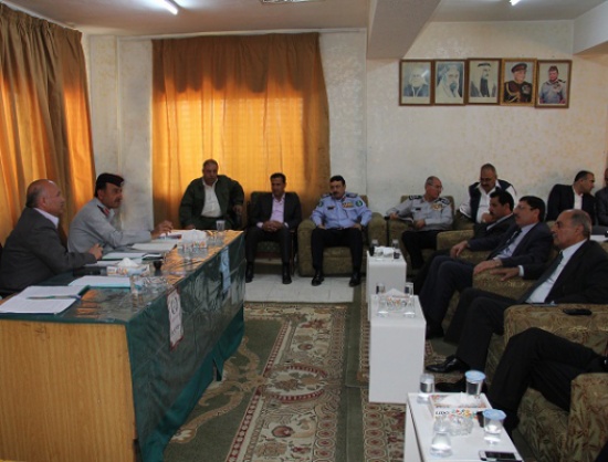 المديرية العامة للدفاع المدني تعقد اجتماع تنسيقي للحد من حرائق الغابات والأعشاب الجافة في محافظتي جرش وعجلون