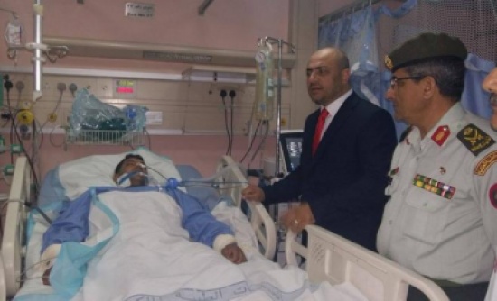 رئيس الديوان الملكي يطمئن على صحة الرقيب العدوان