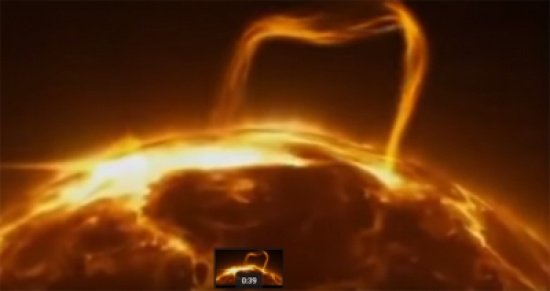 بالفيديو : استمع الى صوت الشمس