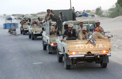 قوات يمنية مدعومة من التحالف تطلق حملة عسكرية واسعة ضد المتمردين في مأرب