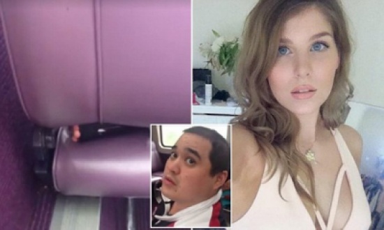 فيديو: سيدة تضبط رجلا يصورها من أسفل مقعد قطار فيديو: سيدة تضبط رجلا يصورها من أسفل مقعد قطار