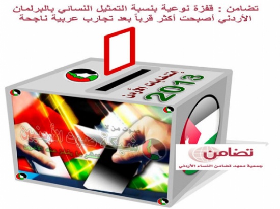 تضامن : قفزة نوعية بنسبة التمثيل النسائي بالبرلمان الأردني أصبحت أكثر قرباً بعد تجارب عربية ناجحة تضامن : قفزة نوعية بنسبة التمثيل النسائي بالبرلمان الأردني أصبحت أكثر قرباً بعد تجارب عربية ناجحة