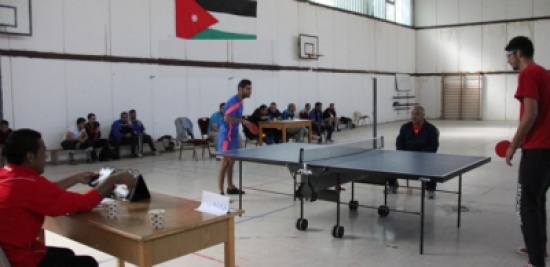 الكرك الجامعية والهندسة التكنولوجية  لنهائي بطولة طاولة الكليات الجامعية