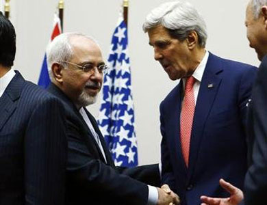 كيري لظريف: العقوبات الأمريكية الحالية ستبقى