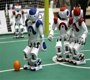 روبوتات تواجه الإنسان في بطولة كأس العالم 2050 لكرة القدم روبوتات تواجه الإنسان في بطولة كأس العالم 2050 لكرة القدم