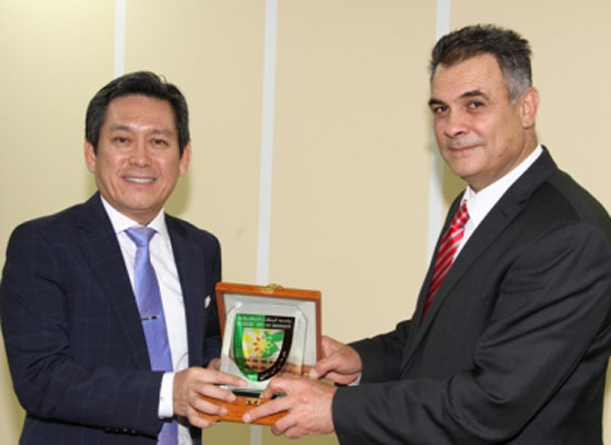 وفد من السفارة الكورية يزور جامعة البلقاء التطبيقية