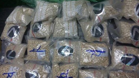 ضبط 20 الف حبة مخدرة من حبوب الكبتاغون