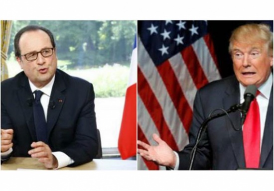 هولاند رداً على ترامب: " فرنسا ستكون دائماً فرنسا ولن ترضخ أبداً"