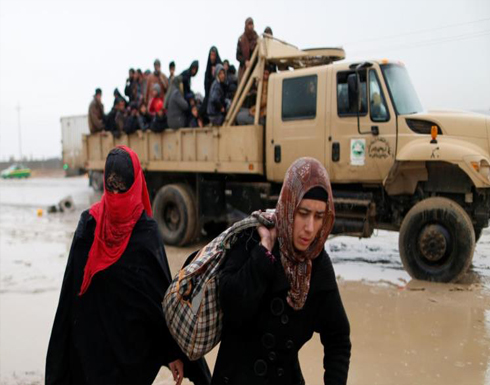 الأمطار تحاصر النازحين شرقي الموصل