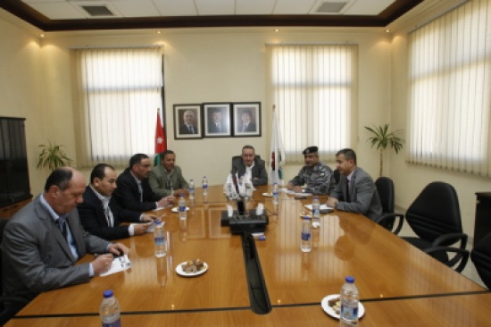 الاتحاد الاردني يبحث مع الدرك السلامة العامة للمباريات