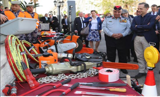 مدير عام الدفاع المدني يلتقي وزير الخارجية الألماني والوفد المرافق له مدير عام الدفاع المدني يلتقي وزير الخارجية الألماني والوفد المرافق له